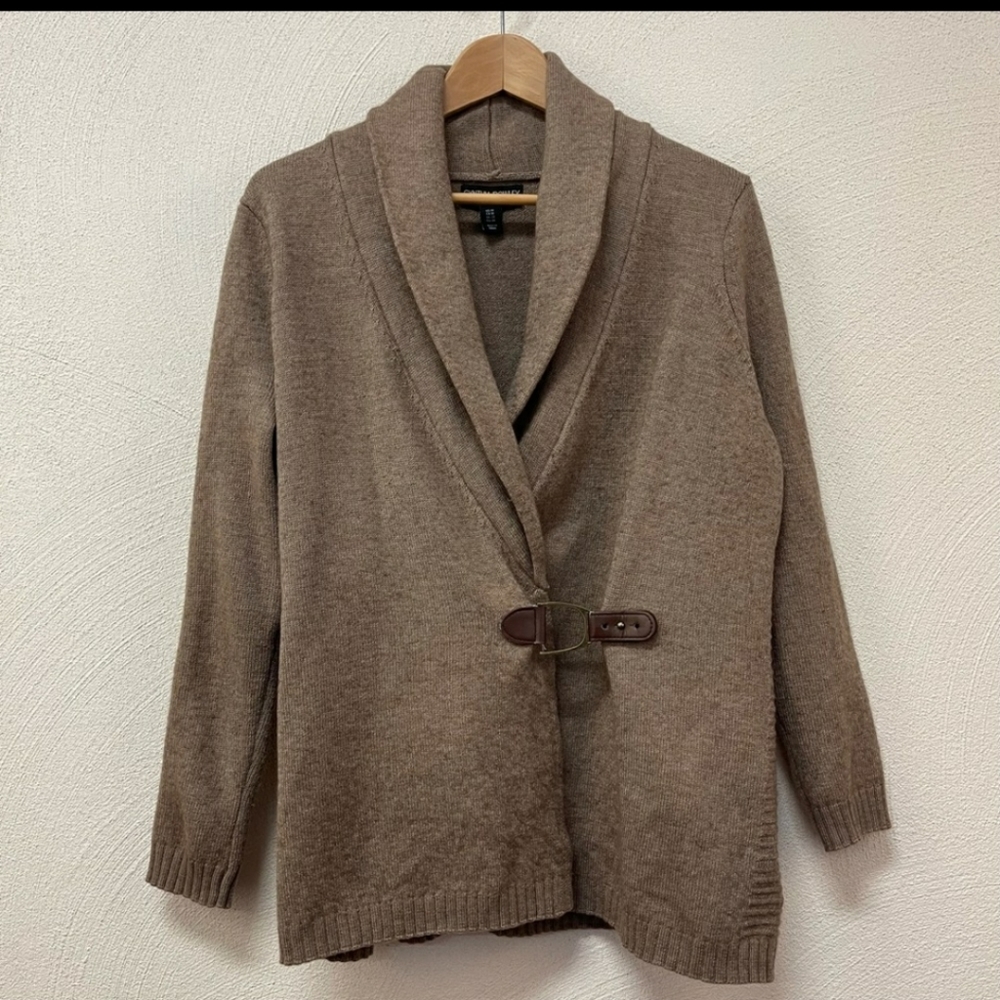 Cynthia Rowley Women's Brown Cardigan Size 1X